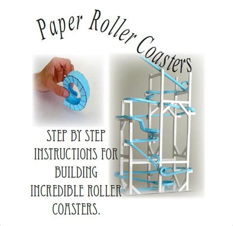 Step By Step Free Printable Roller Coaster Templates
